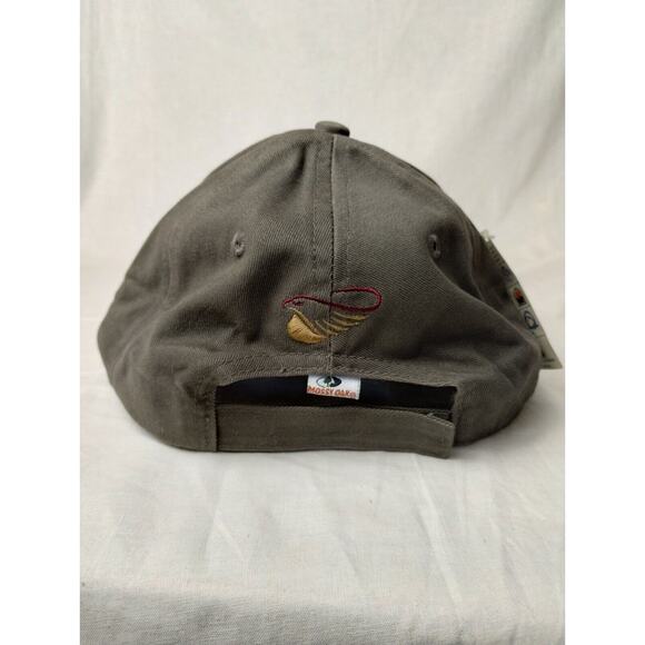 US Smokeless Tabacco Co Hat Cap Adult Mossy Oak Strapback Camo Green NEW - Picture 3 of 8